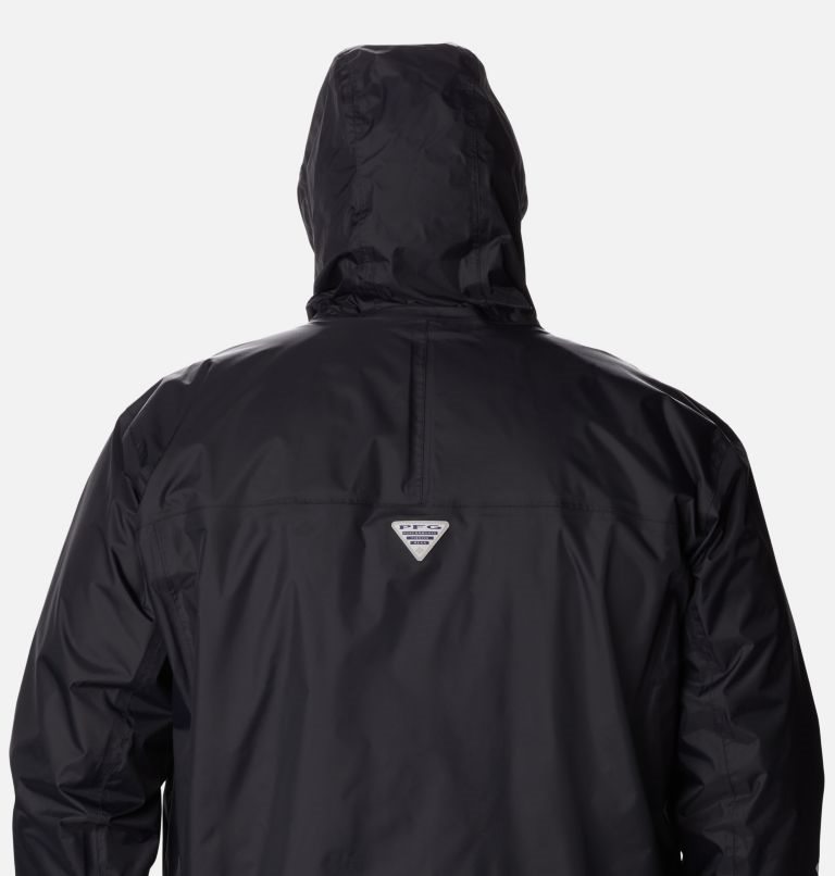 Men's Columbia PFG Storm Jackets Black | Plus Size CA-P1805